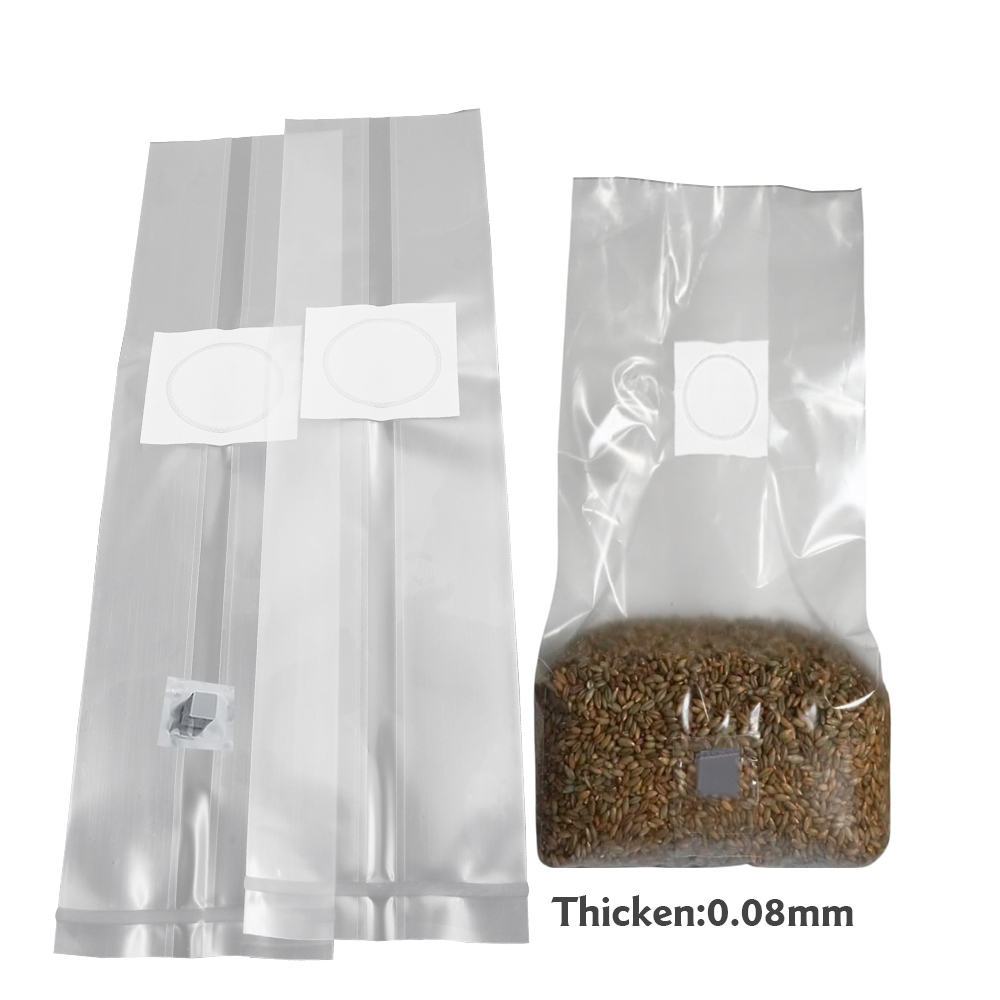 Mushroom Spawn Bag - 10 adet 0.08mm Kalınlığında PP Otoklavlanabilir