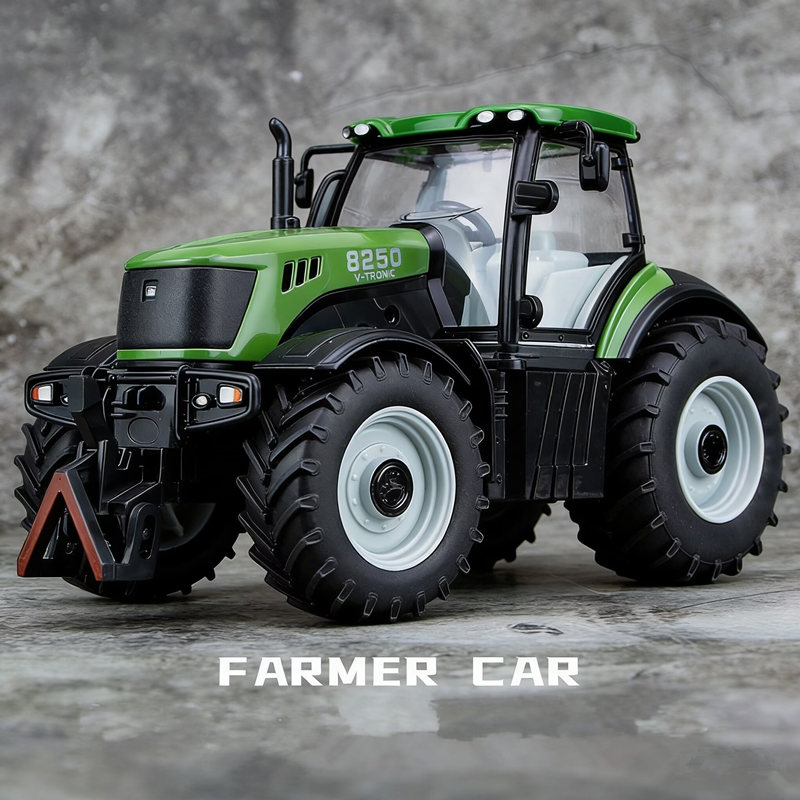 Agriculture Farming Types - 1/30 Alaşım Traktör Modeli Döküm Metal