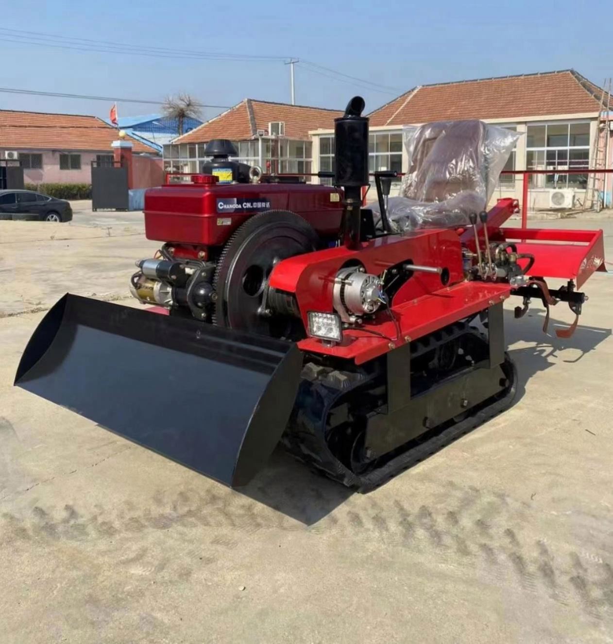 Farming Tools For Agriculture - Dizel motorlu paletli rotovatör, tarım aletleri,