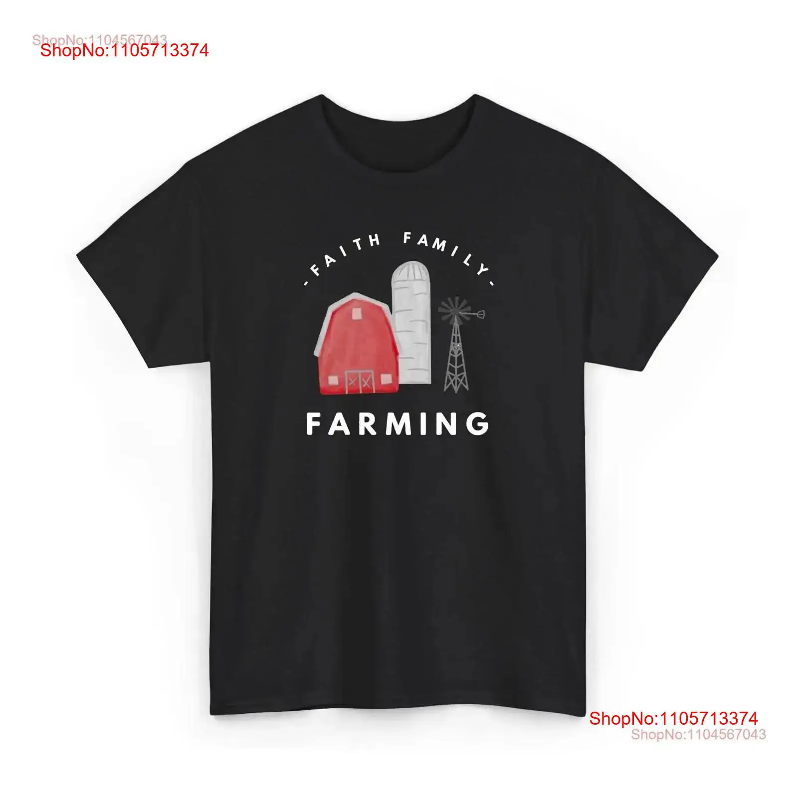 Agriculture Farm House - Faith Family Farming Tişörtü Çiftlik Hayatı
