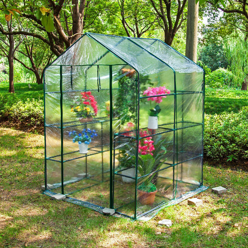 Agriculture Farm House - VOKANDA 143x143x195 Mini vinil ev sera