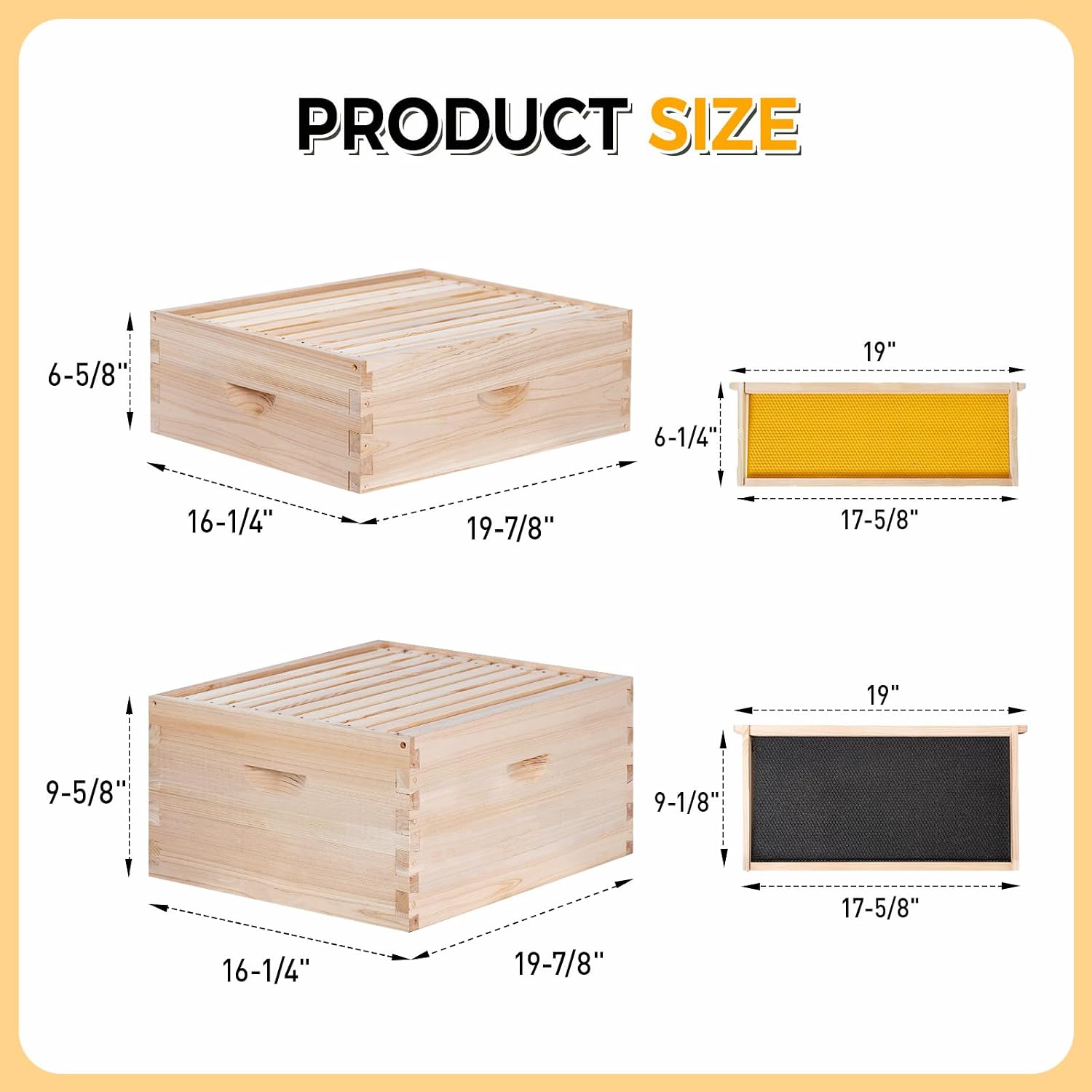 10 Çerçeveli Komple Arı Kovanı - Beehive Frame Wax incelemesi ve fiyatı