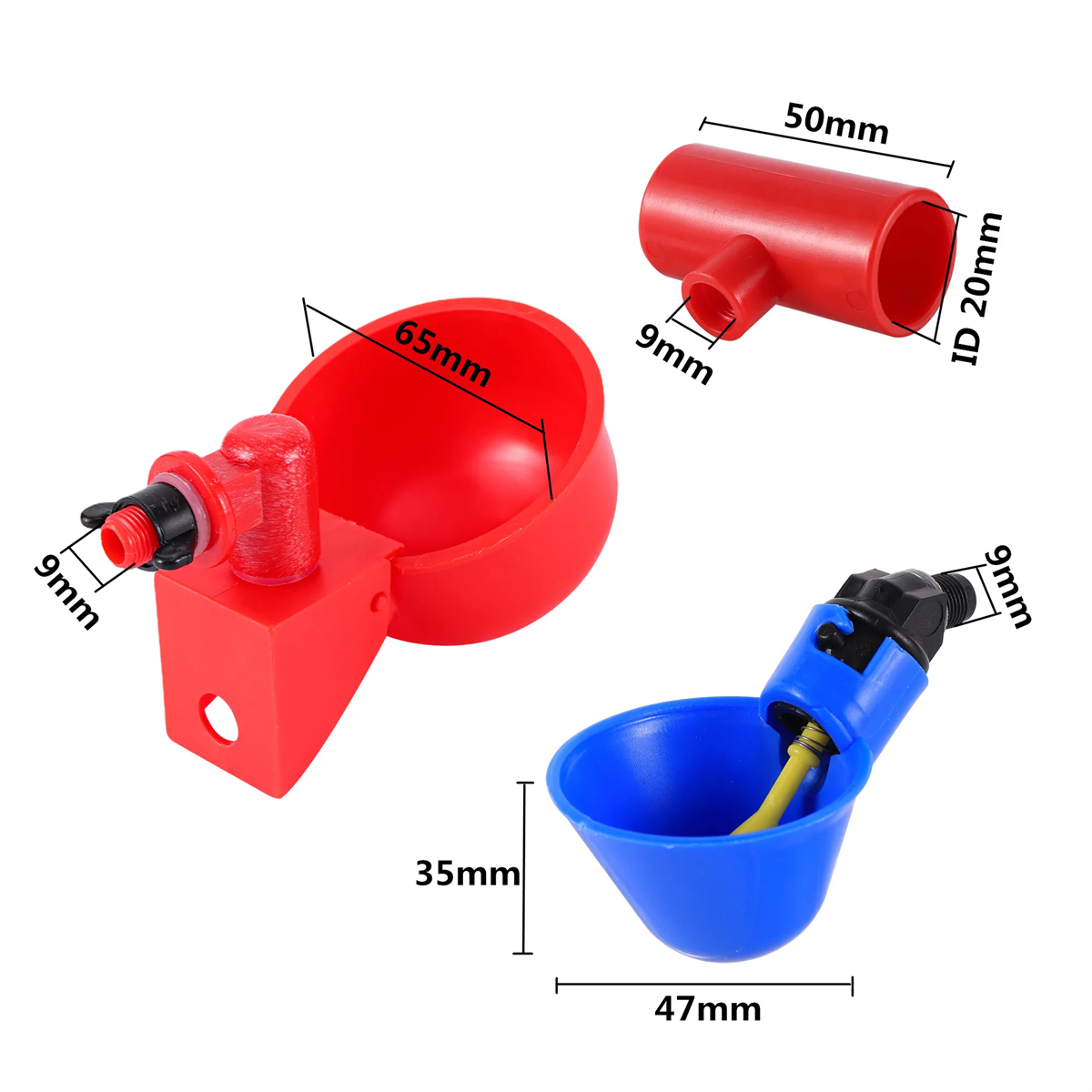9mm Konu Arayüzü Otomatik Küme - Chicken Nipple Drinker incelemesi ve fiyatı