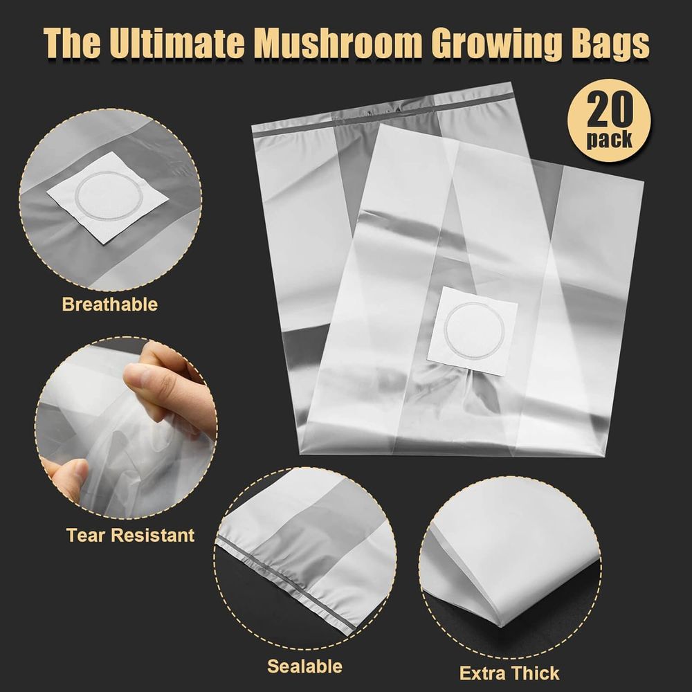 Mantar Miseli Poşetleri, 20 Ad - Mushroom Spawn Bag incelemesi ve fiyatı