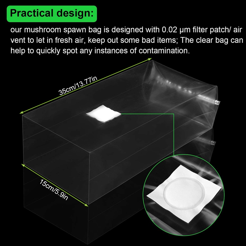100 Adet Mantar Yetiştirme Çan - Mushroom Spawn Bag incelemesi ve fiyatı