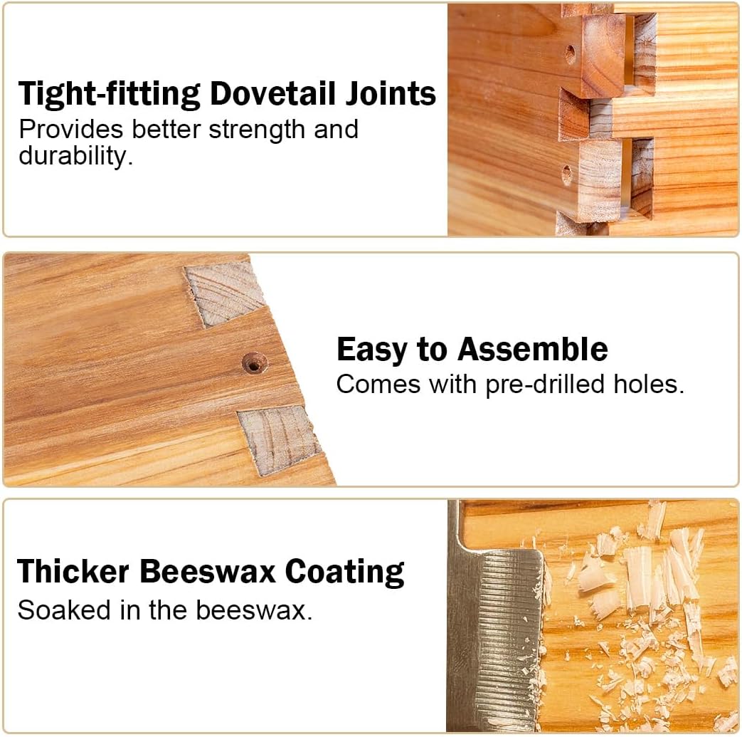 10 Çerçeveli Langstroth Arı Ko - Beehive Frame Wax incelemesi ve fiyatı