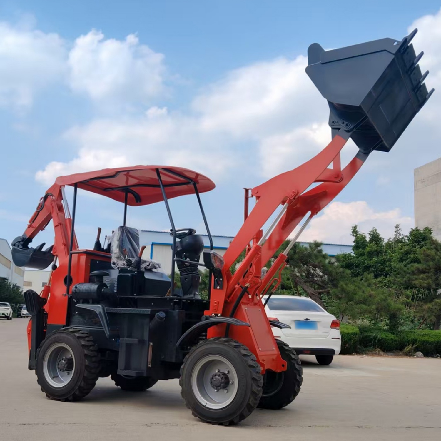 Ücretsiz Kargo 4WD Kazıcı Yükl - Agriculture Farming Working incelemesi ve fiyatı